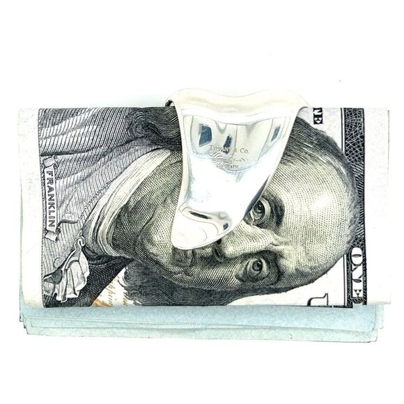 Tiffany & Co Estate Money Clip Silver By Elsa Peritte TIF491 - Picture 2 of 8